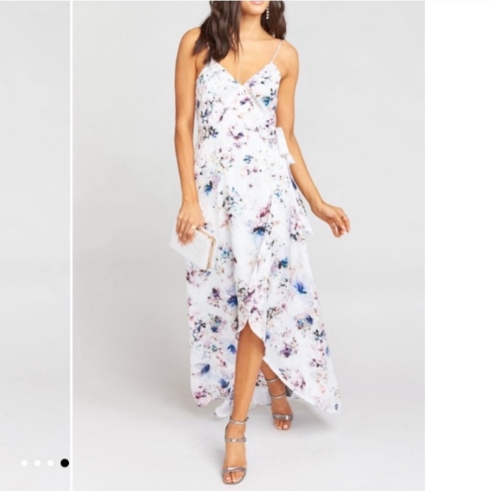 Show Me Your Mumu Mariah Wrap Dress Bouquet Beauty
